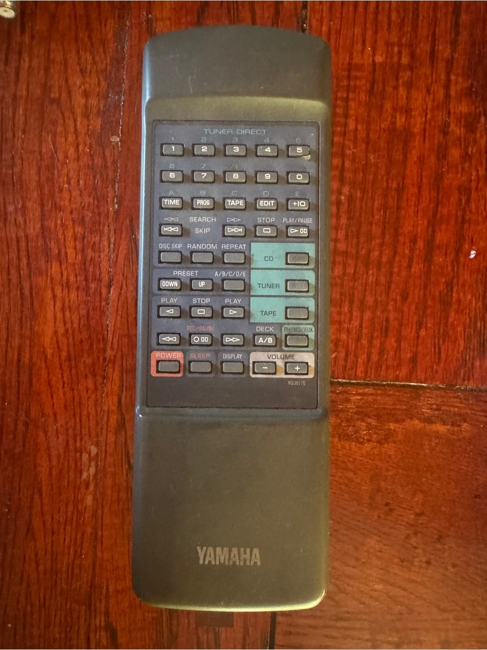 vintage Yamaha VQ95020 audio remote control
